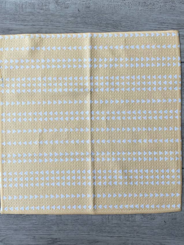 Triángulos en paño amarillo para venta al por mayor de Happy & Bright