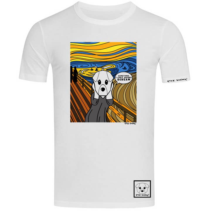 Mens The Scream Edvard Munch schilderij geïnspireerd voor wholesale door MI DOG