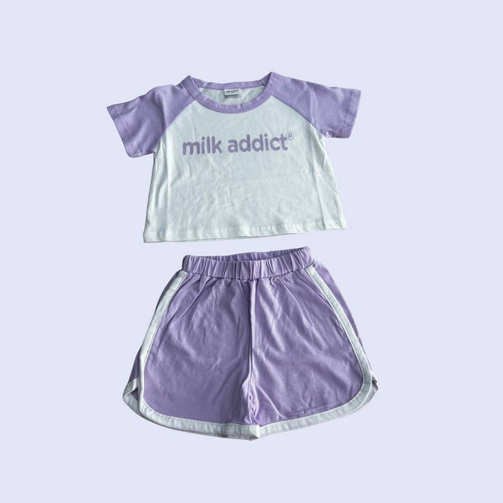 Milk Addict - Wholesale Top & Pant Set - Kids - Milk Addict Logo Clothing Set