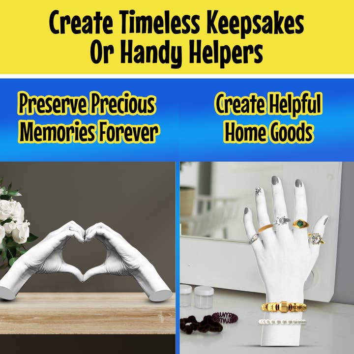 Gotham Steel/Granitestone - Wholesale DIY Craft Kit - Kids - 5-Minute Crafts - Hand Plaster Making Kit for Kids 5