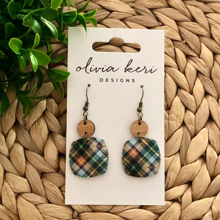 Nora - Harvest Plaid for wholesale by Olivia Keri Designs