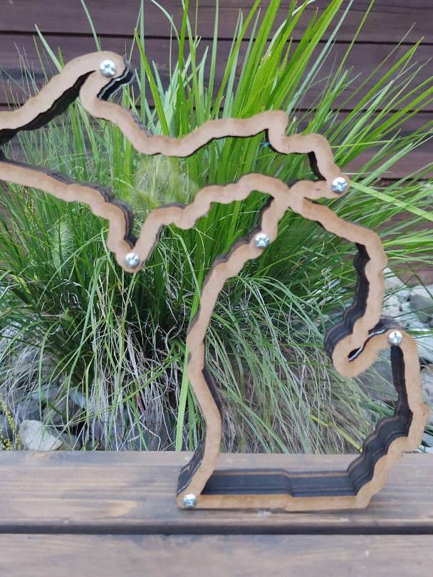 Michigan shaped Rock Holder with Lights for wholesale by Endless Etching LLC