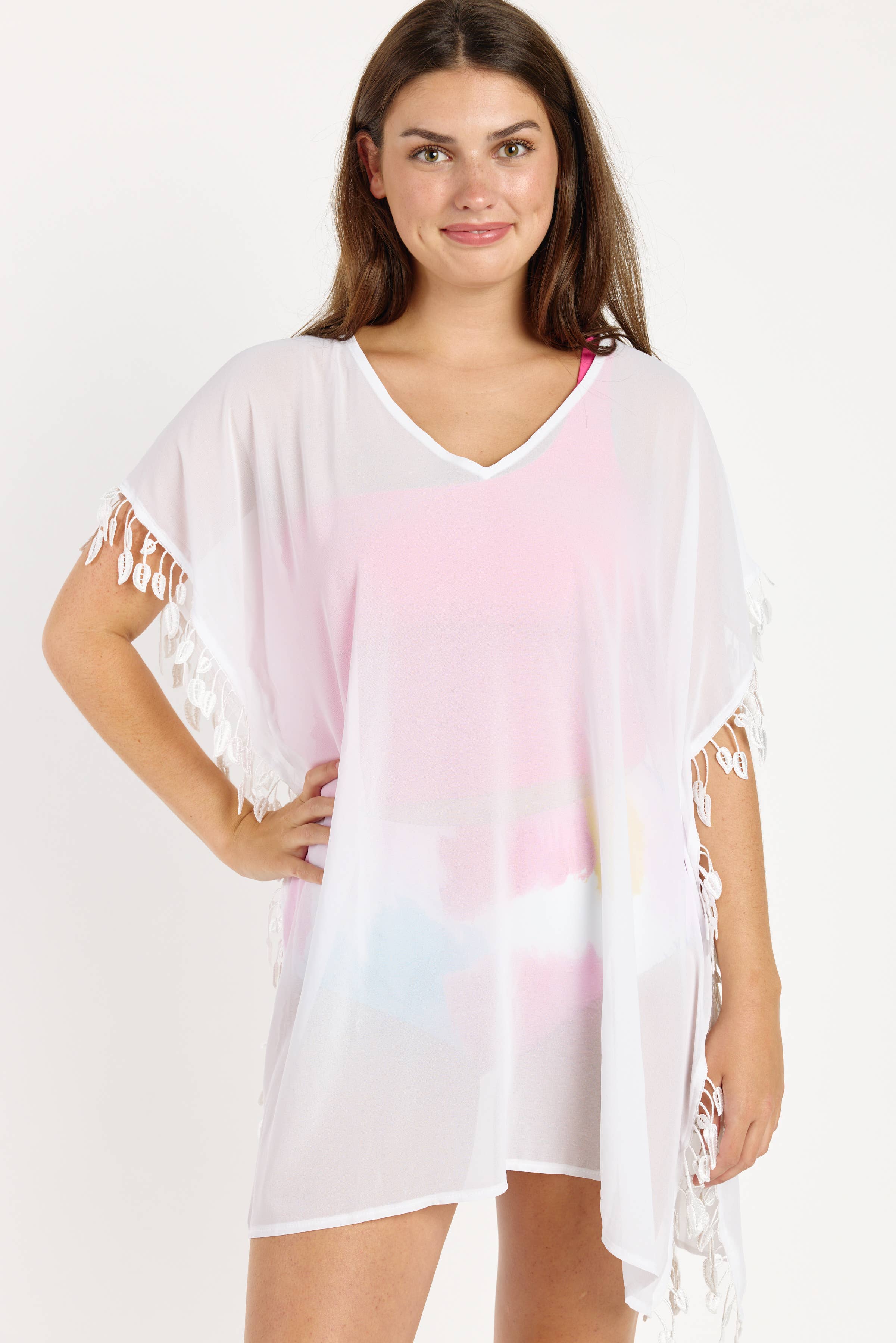 Calypsa – Großhandel Strandkleid – Damen – Chiffon-Strandvertuschung1