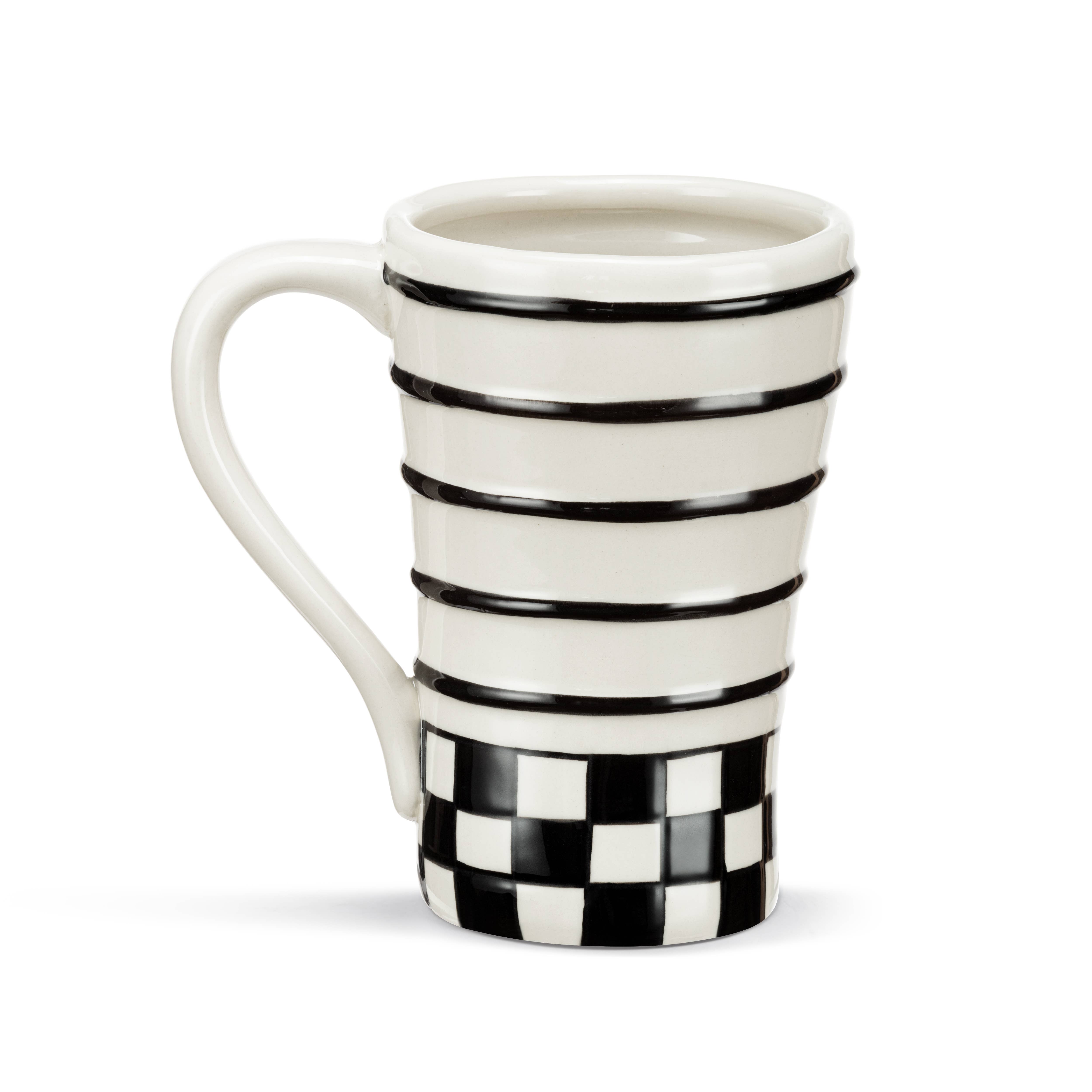 DEMDACO - Wholesale Coffee Mug - Checker Red Heart Mug1