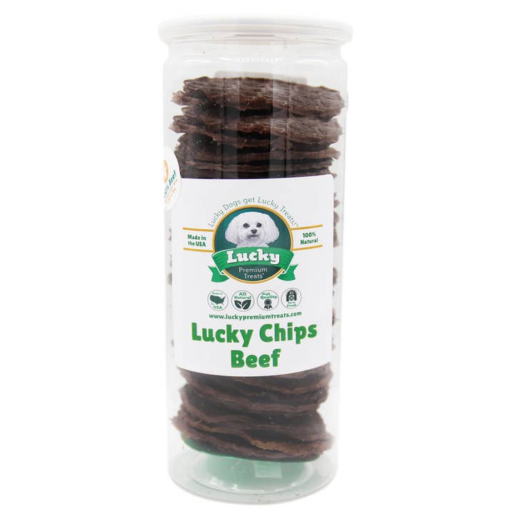 Lucky Premium Treats - Wholesale Pet Treats - Dog - LUCKY CHIPS BEEF DOG TREAT1