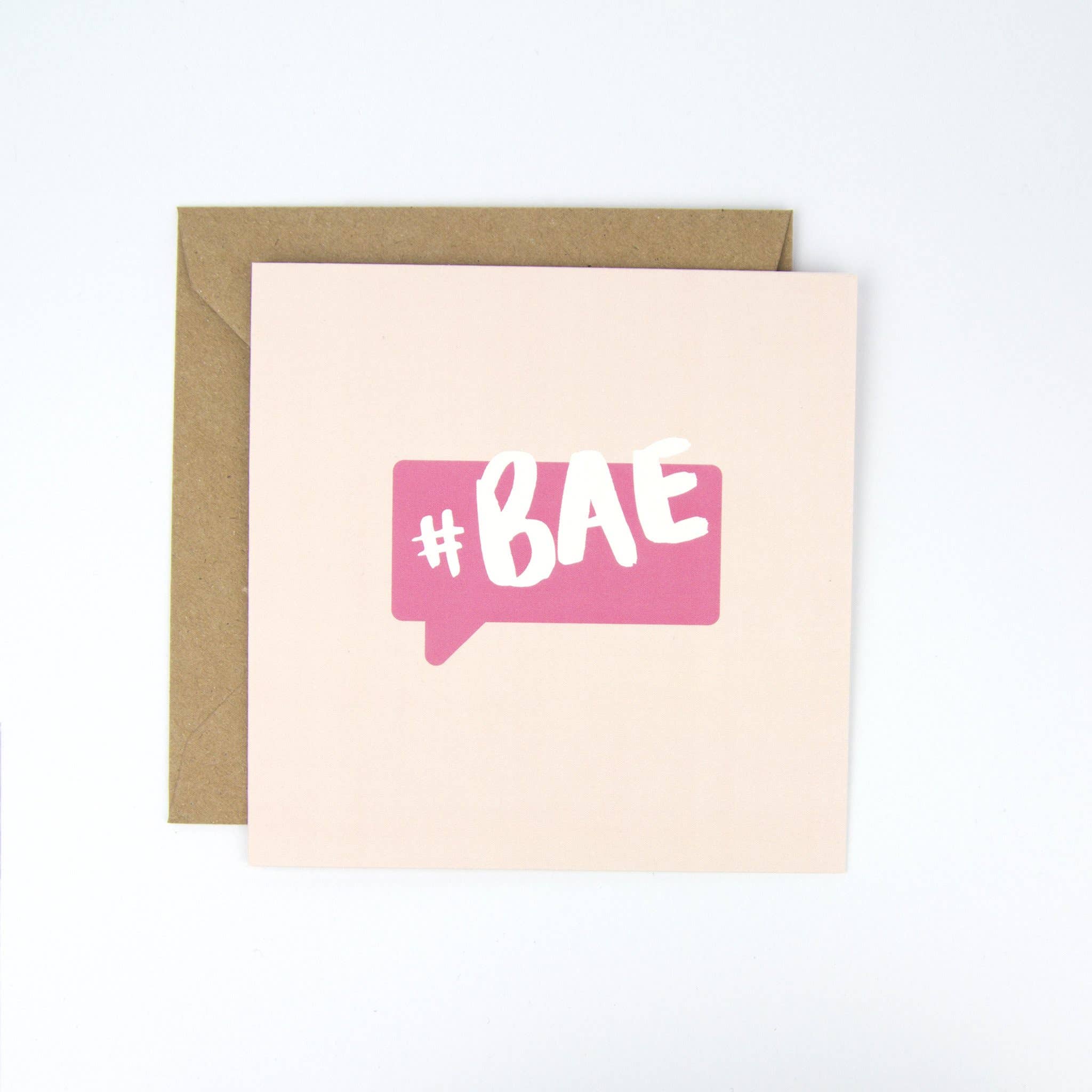 TAAB London – wholesale Love card – #BAE Hashtag Card1