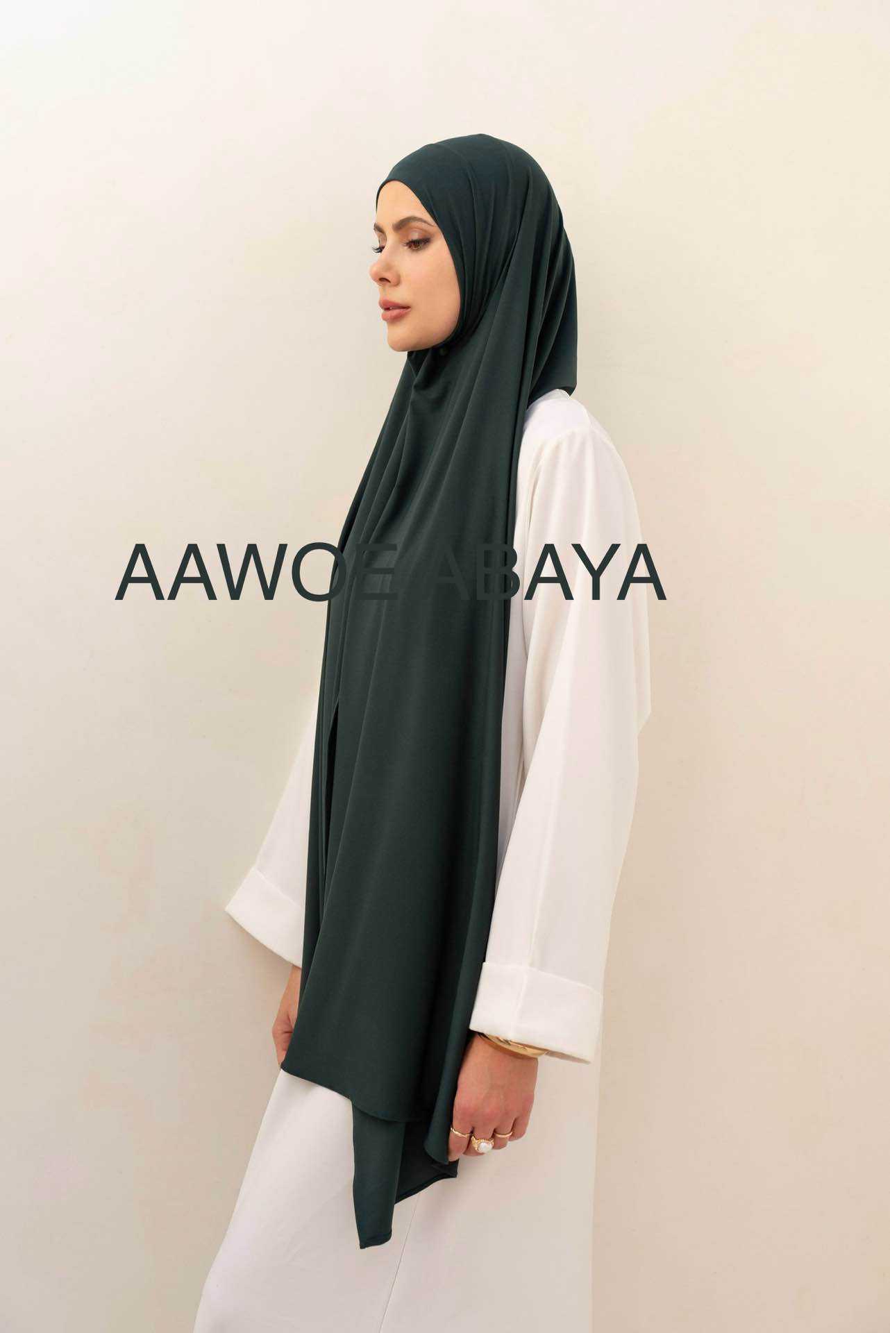 Aawoe Abaya - Wholesale Hijab - Women's - Elegant Long-Sleeve Shawl - 2484-HIJ24