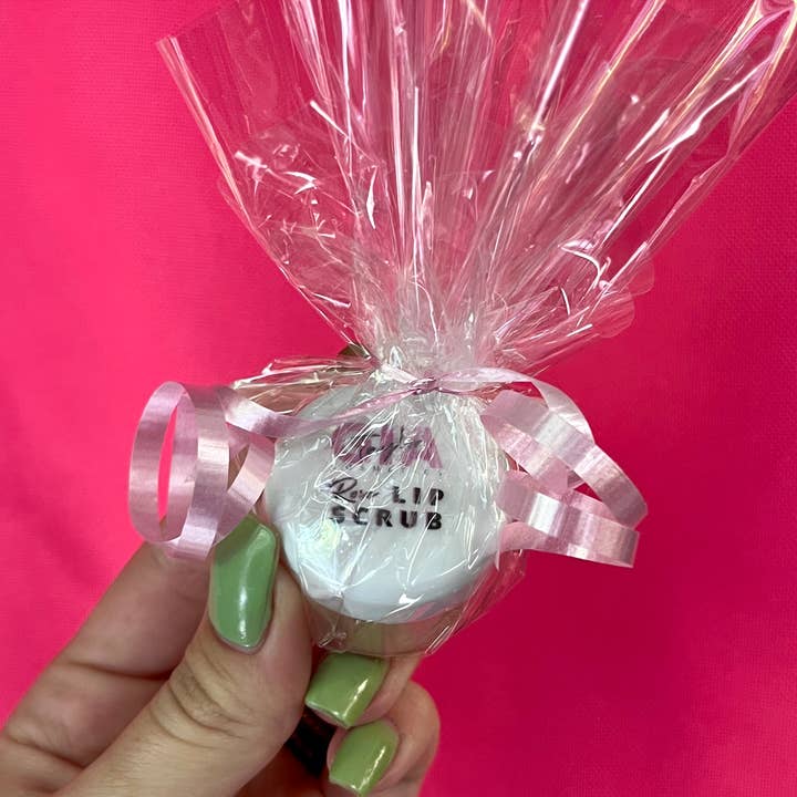 Rose Lip Scrub, 5mL, 15mL, 30mL for wholesale by Shop Gia Taylor LLC.