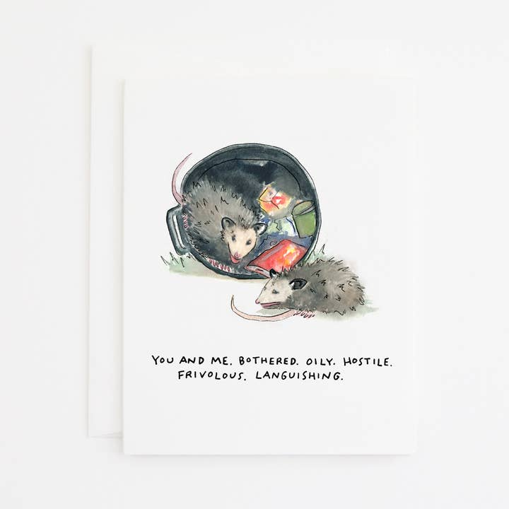 Party Sally - Wholesale Love Card - Possums Card0