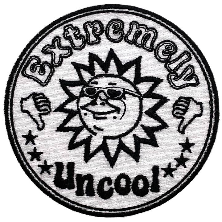 “Extremely Uncool” Patch for wholesale by Arcane Bullshit