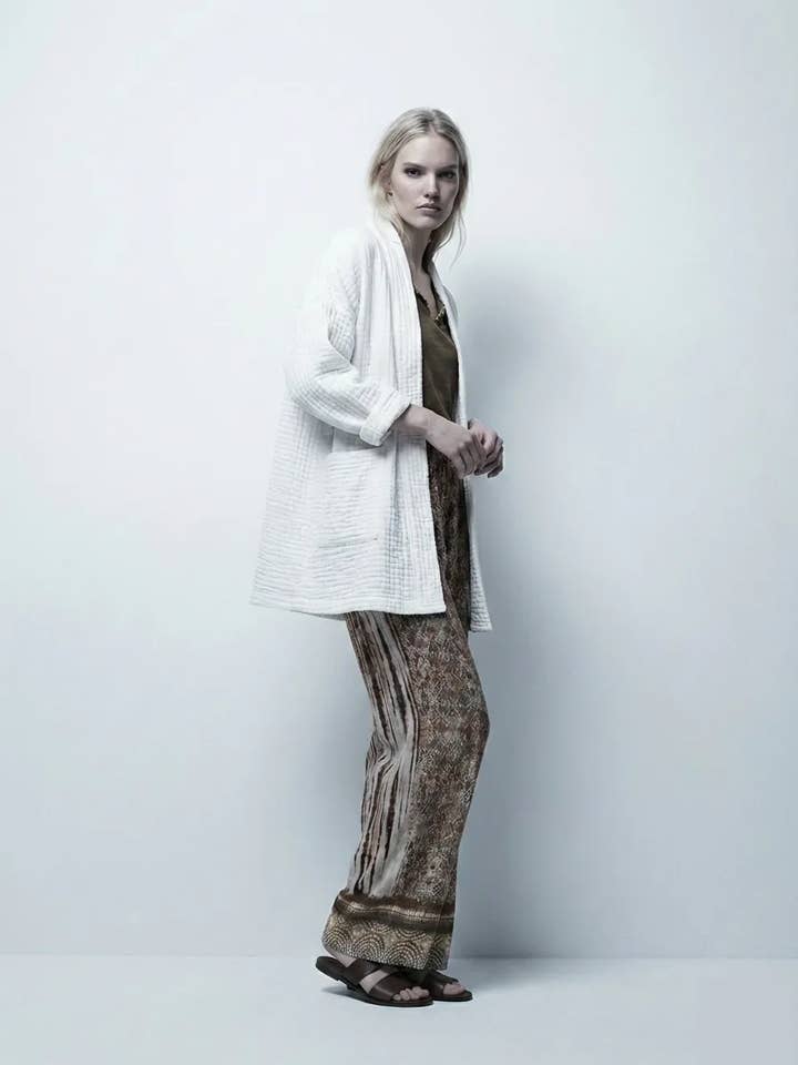 Mimi & Gogo - Vente Veste – femme - Veste Matelassée Coupe Kimono @5354_KimonoGaz5