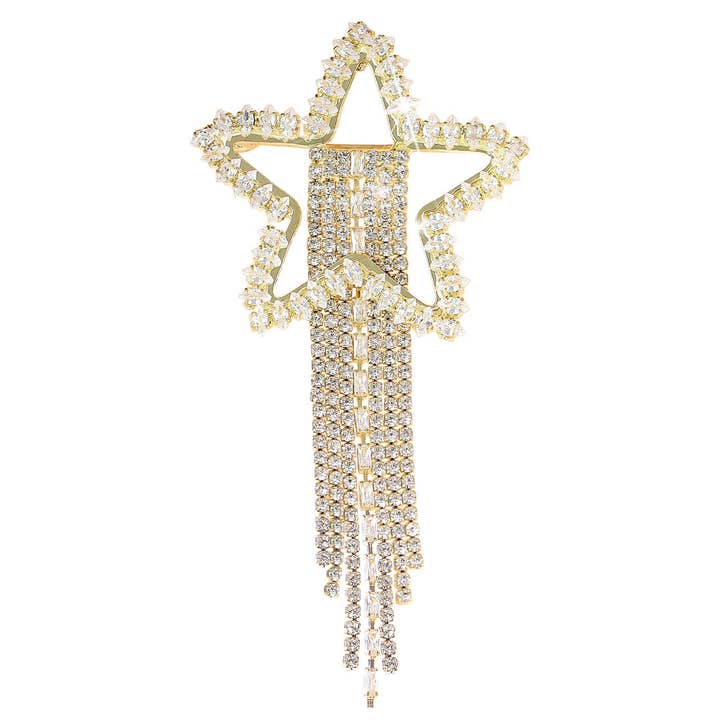 AK Brand - Wholesale Brooch - Colored Twinkle Bling Star Brooch Pin9