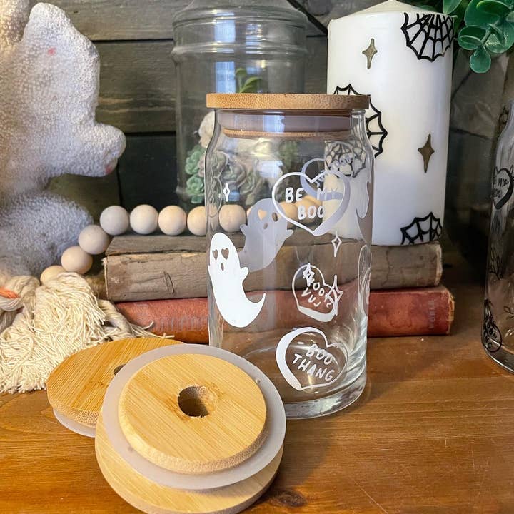Mickee Mariee - Wholesale Drink Lids - Bamboo Glass Can Jar Lid - 70 mm