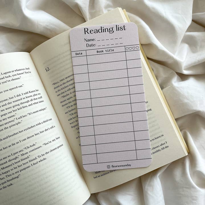 Liste de lecture | Marque-page style carte de bibliothèque et autres tendances Résultats pour livre nom en vente B2B. Retours gratuits et paiement à 60 jours sur Faire sur Faire.