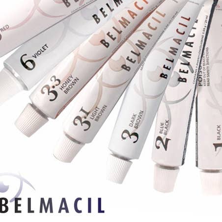Tinte para pestañas y cejas Belmacil para venta al por mayor de Glow Salon Supplies