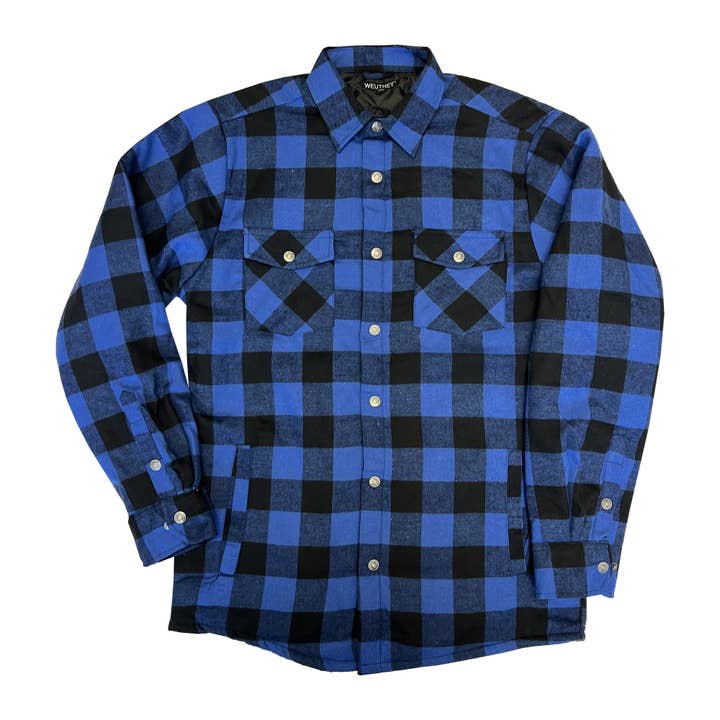 Grand Sierra - Wholesale Jacket - Men's - Men's Flannel Shirt/Jacket with Quilted Lining