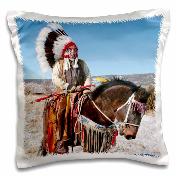 3dRose, Indígena nativo americano, Alcalde, Nuevo México - US32 JMR0305 - Julien McRoberts, Funda de almohada para venta al por mayor de 3dRose