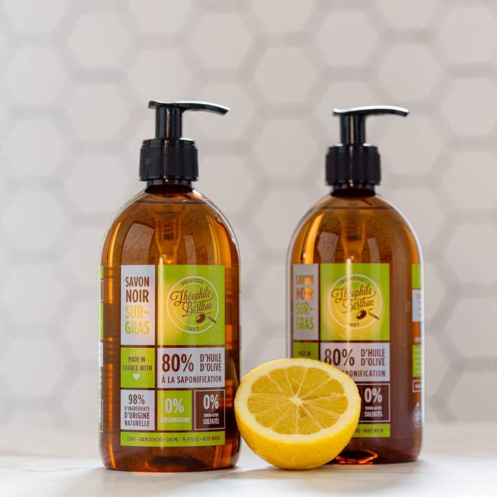 Theophile Berthon - Wholesale Body wash/shower gel - EXTRA FAT BLACK SOAP - OLIVE OIL. LEMON VERBENA6