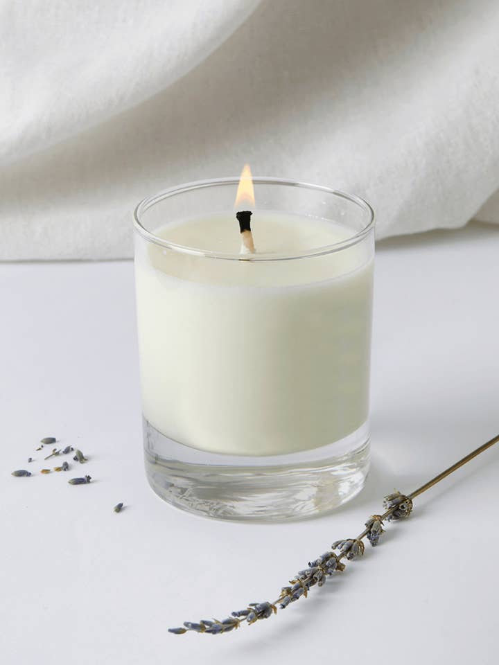 Lavender (essential oil) Soy Wax Votive Candle for wholesale by Lavender Hill