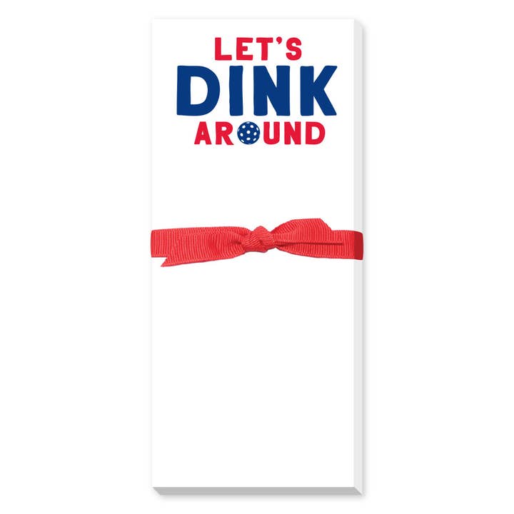 ALLONS BOIRE UN VERRE DANS UN BLOC-NOTES SKINNIE pour la vente par Donovan Designs