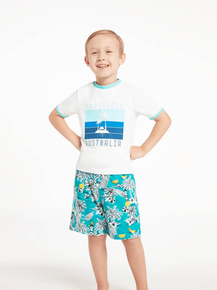 Island Short Sleeves Swim Shirt for wholesale by Sunseeker