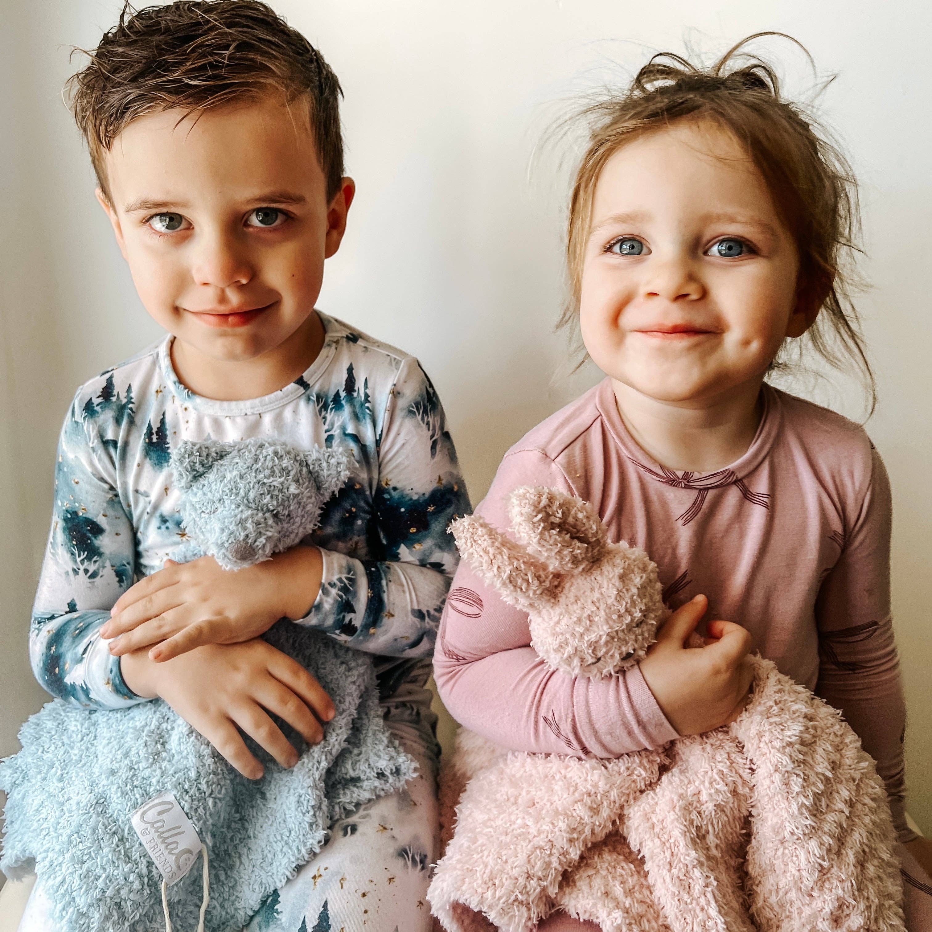 Calla & Friends - Wholesale Security/Cuddle Blanket - Baby - Little Snuggles Lovey - Bunny18