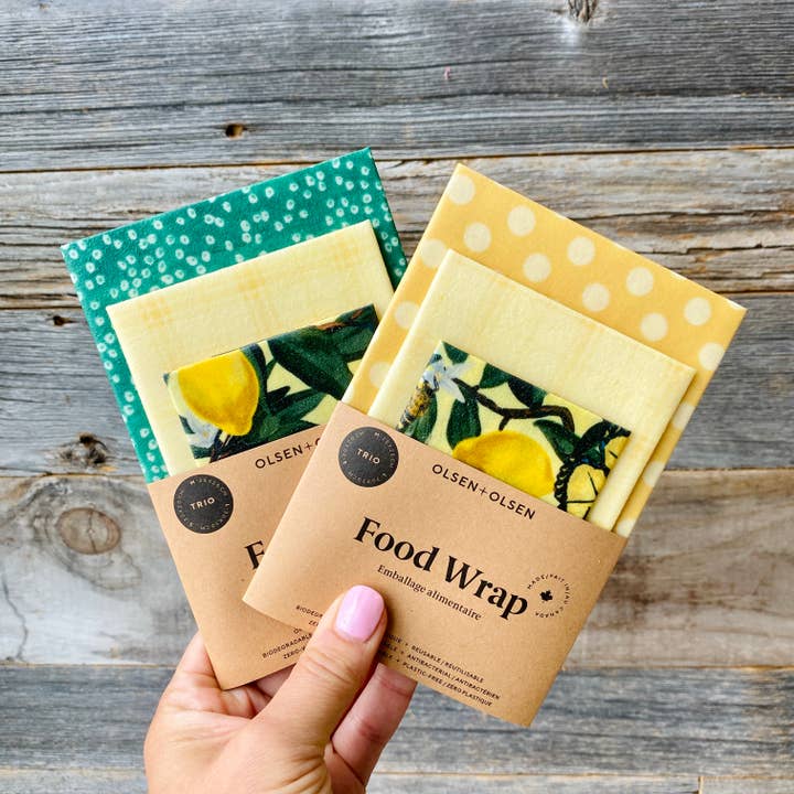 OLSEN+OLSEN - Wholesale Food Storage Wrap/Bag - Bestsellers Beeswax Food Storage Wraps