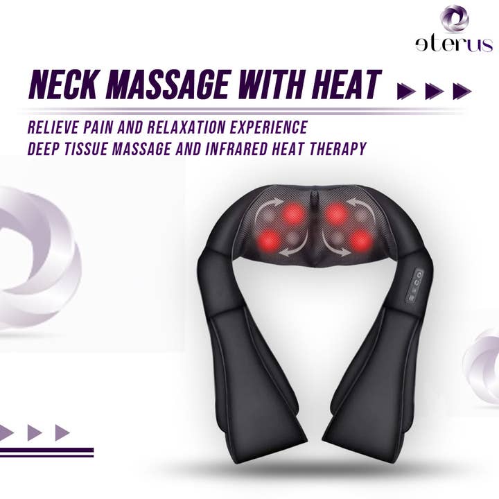 eterus - Wholesale Body Massager - Neck and Shoulder Massager w/Heat