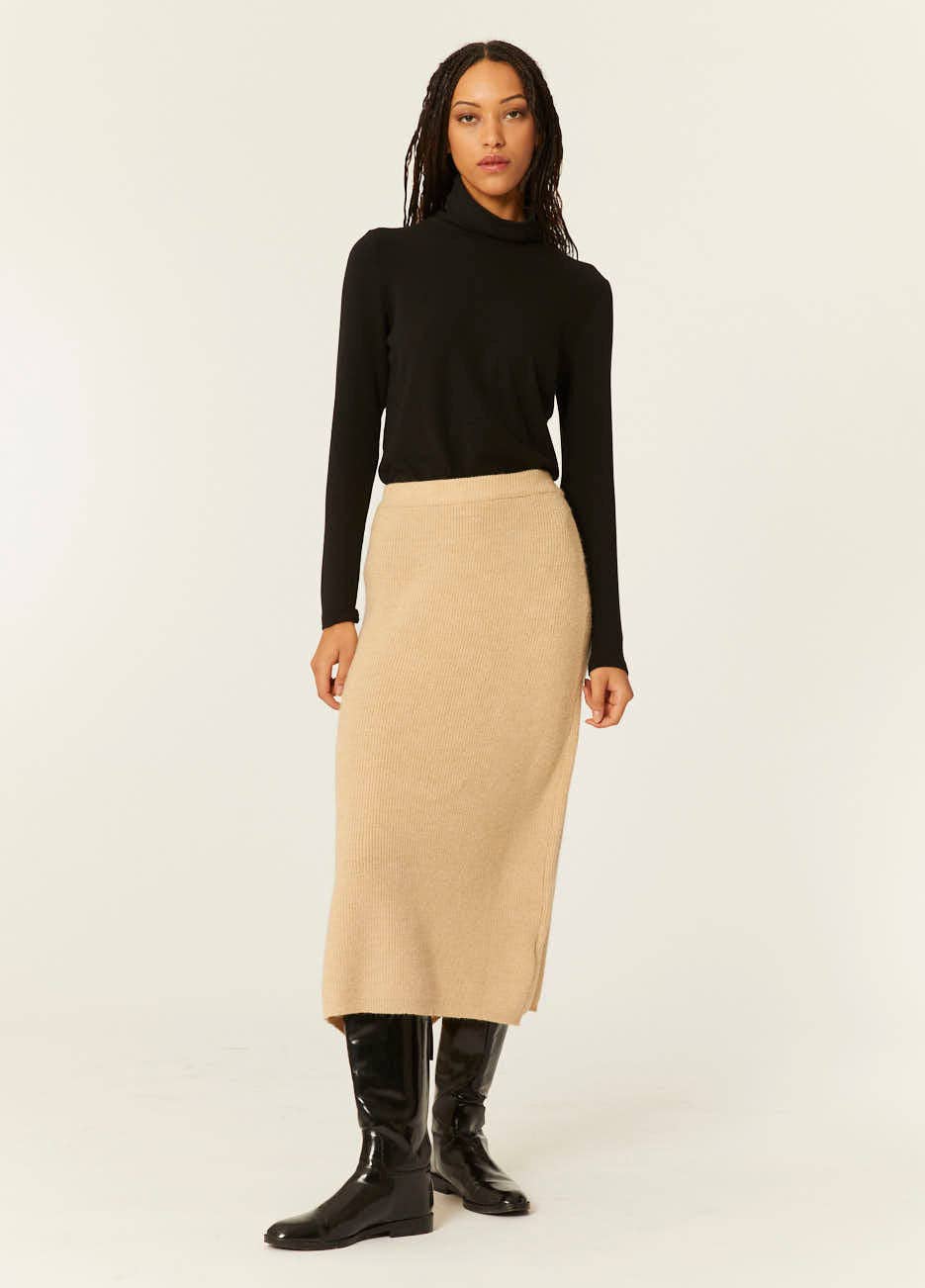 Pepaloves - Wholesale Skirt - Women's - FALDA PUNTO BEIGE3