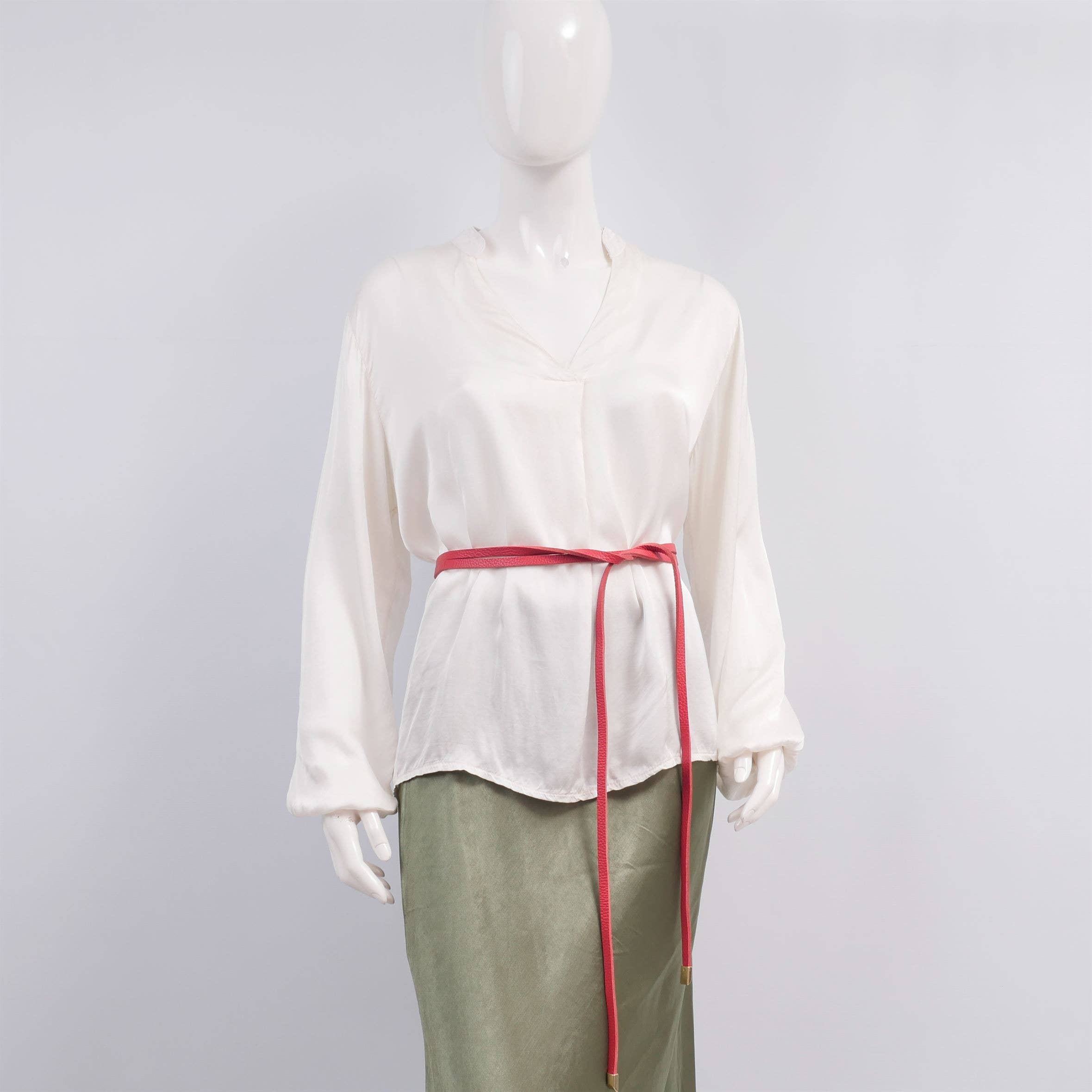 Cecile Wang - Vendita all'ingrosso Cintura - Donna - Cintura a corda in pelle BK00712