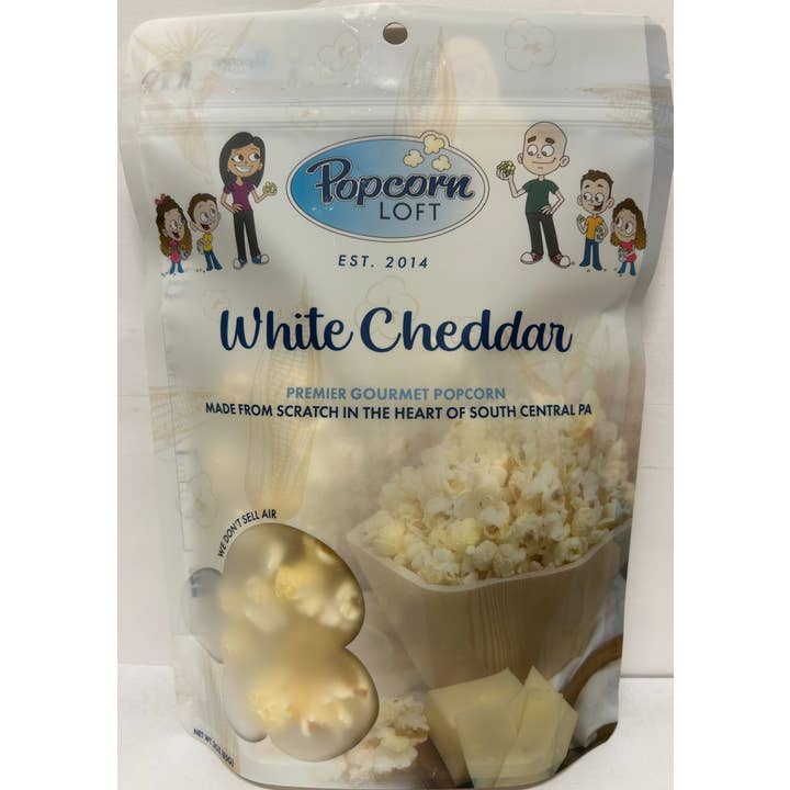 The Popcorn Loft - Wholesale Popcorn - White Cheddar Popcorn 1