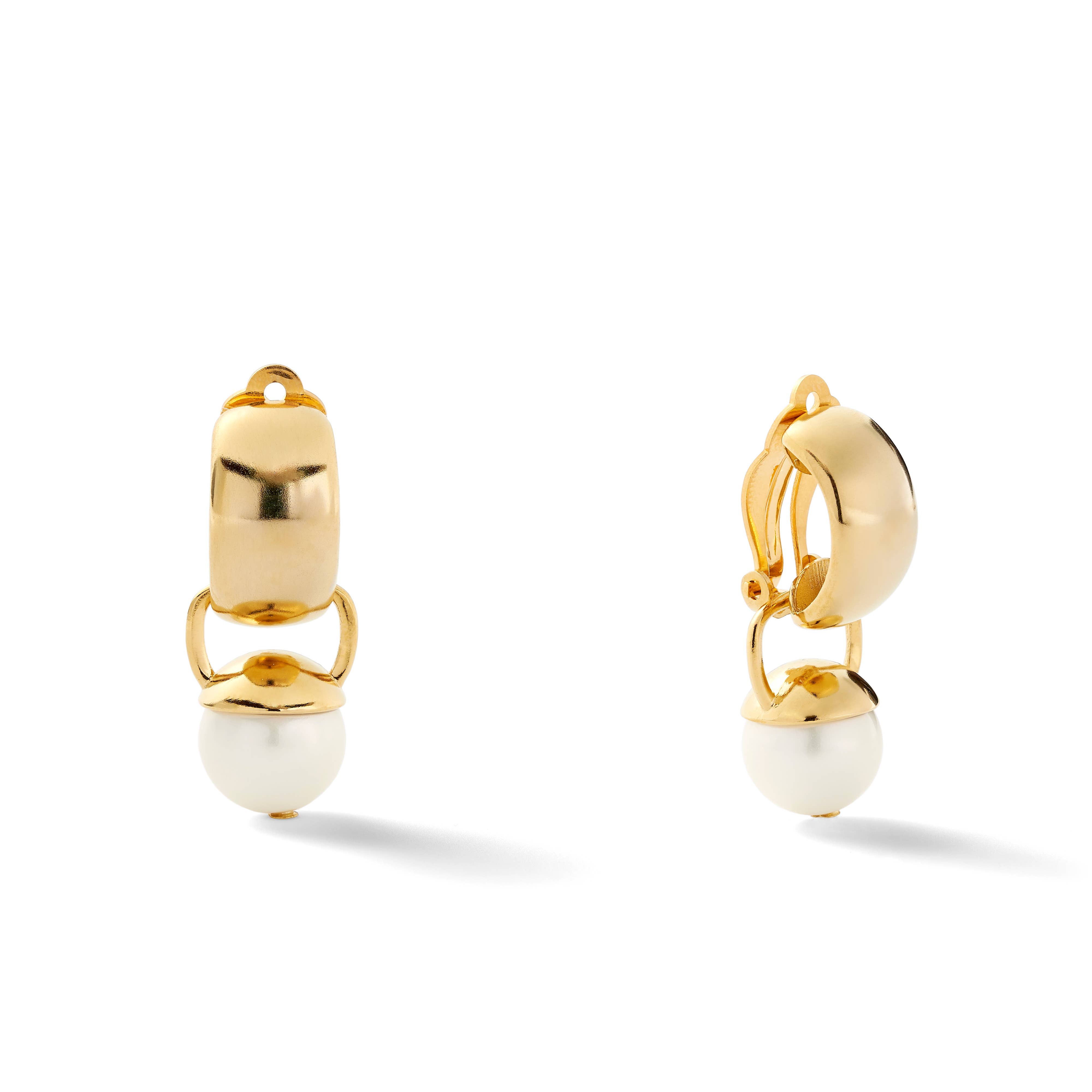 CC & Co by Catherine Canino - Wholesale Clip-On Earrings - Classic Sleek & Sculpted Ear Clips Medium