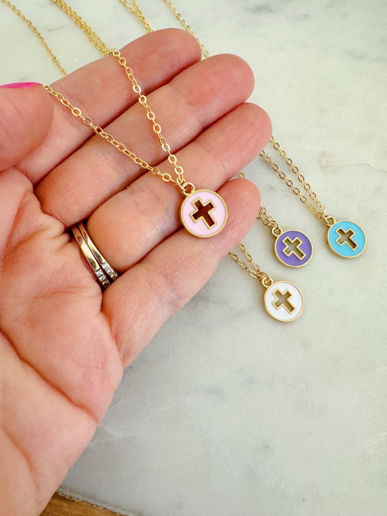 Laalee Jewelry – Großhandel Halskette – Kinder – Halskette für Kinder, Kreuzkette, Kreuzschmuck, religiöses Geschenk2