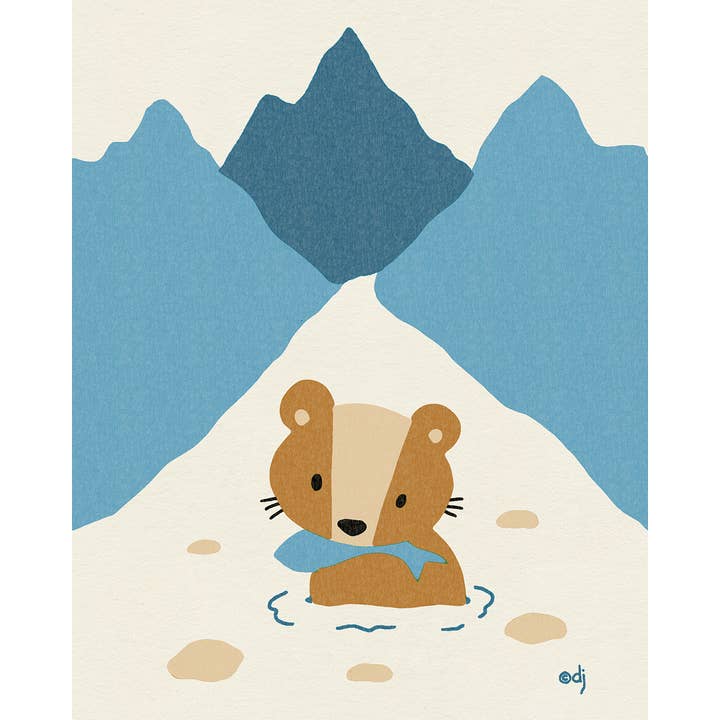 Beer in de rivier voor wholesale door Paper Lion Art