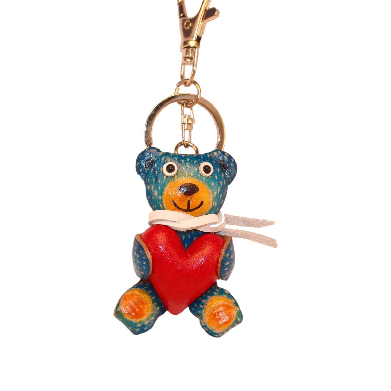 Sunflower Handmade leather inc - Wholesale Keychain - Women's - Handmade genuine leather Bear Key Chain KC41482