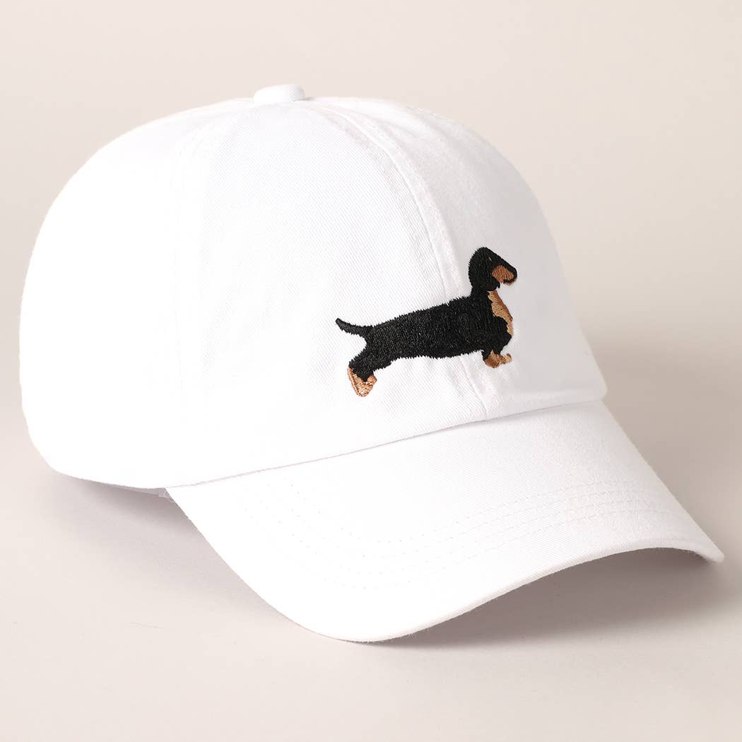 Fashion City - Wholesale Baseball Cap - Unisex - Dachshund Embroidered Baseball Dad Cap11