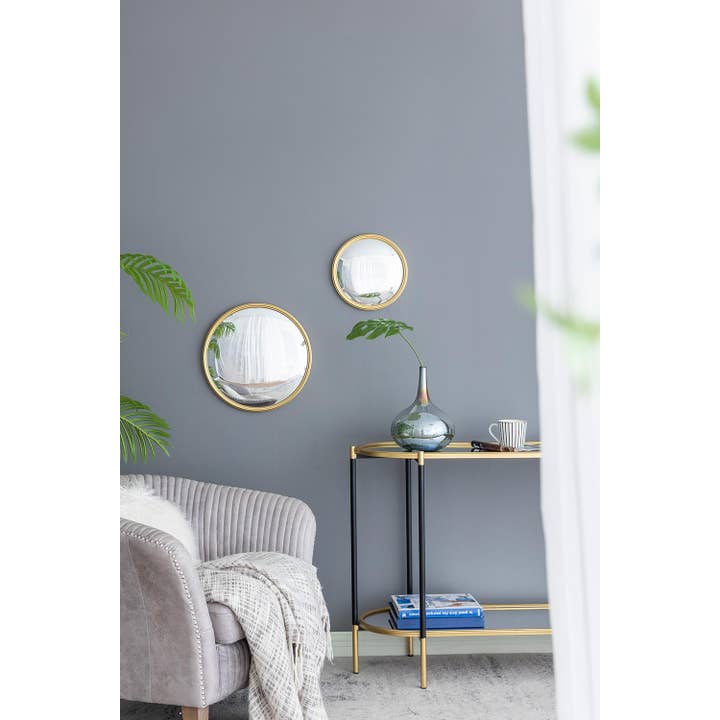 A&B Home Group Inc. – Engroshandel Vægspejl – D10,5" Guldramme med Konvekst Glas7