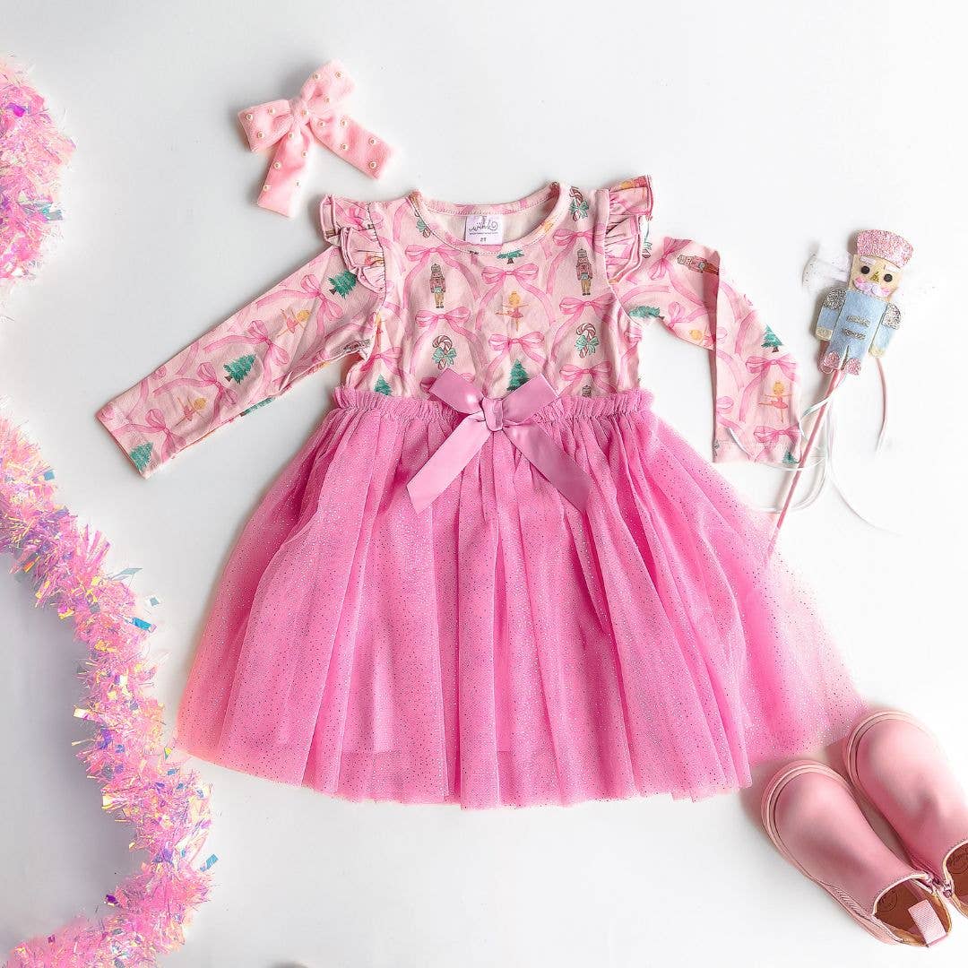 Sweet Wink - Wholesale Dress - Kids - Nutcracker Trellis Christmas Long Sleeve Tutu Dress - Kids7