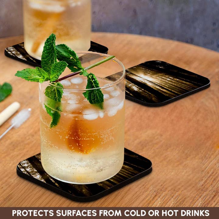 3dRose - Wholesale Coasters - 3dRose, Sunbeam in wooded rainforest, Olympic NP, WA, USA, Coaster9