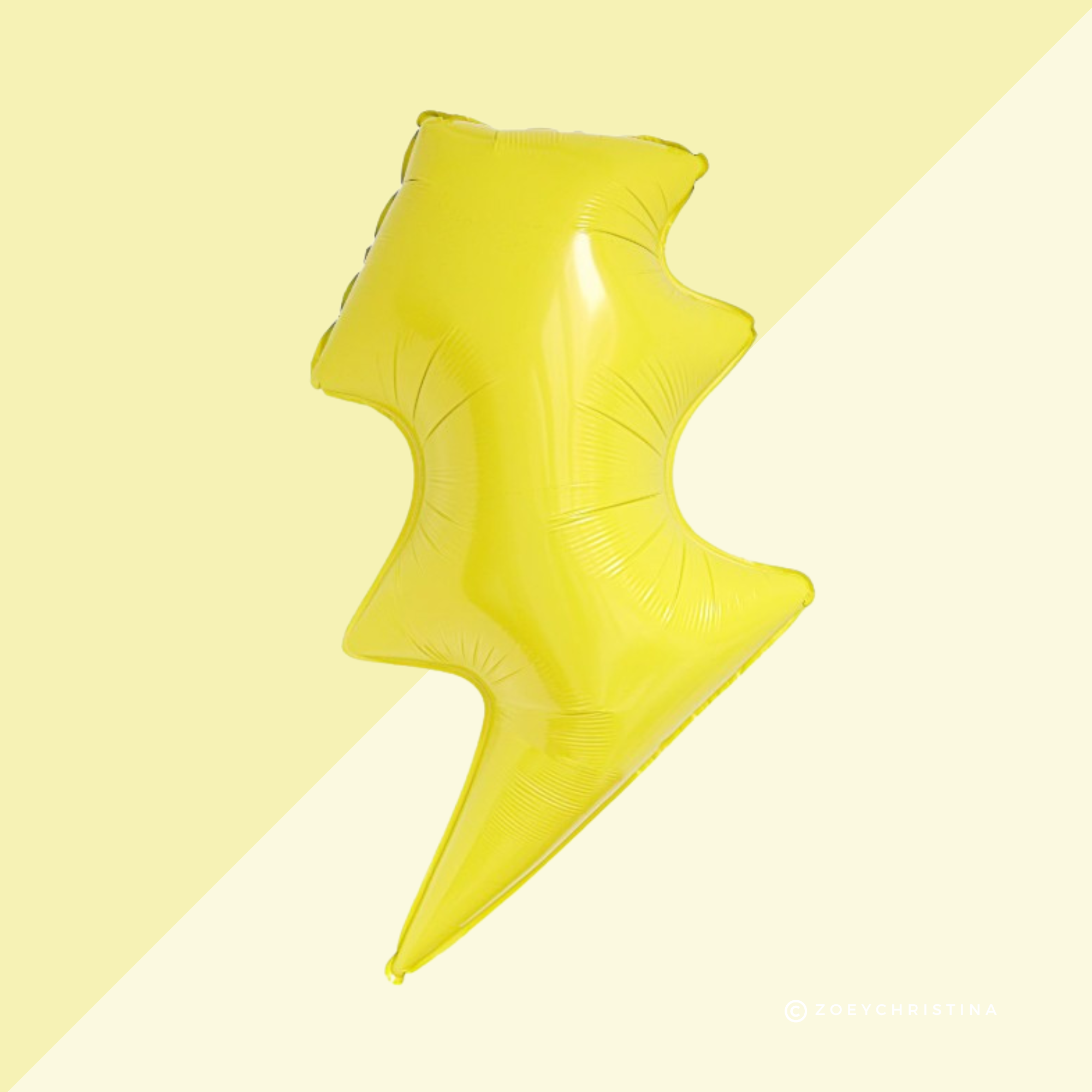 Zoey Christina – wholesale Balloon – Lightning Bolt Foil Balloon – Yellow & Electric Lightning0
