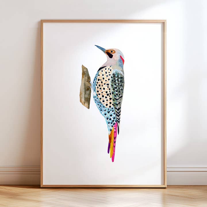 Northern Flicker Woodpecker for wholesale by Snoogs & Wilde Art