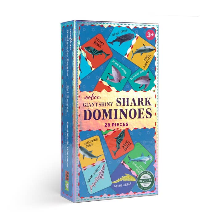 Shark Giant Shiny Dominoes for wholesale by eeBoo