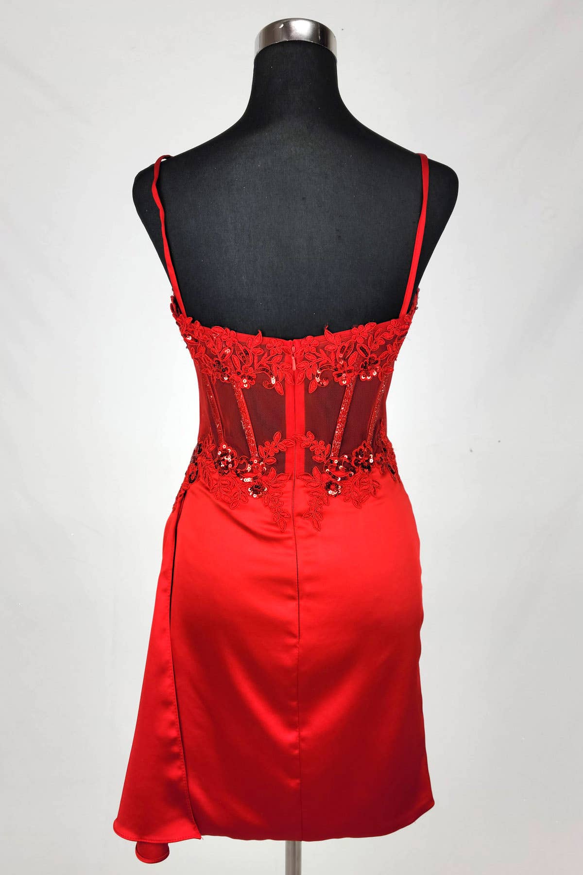 Chicas - Wholesale Dress - Women's - Short Dress With Sequins and Embroidery. C35515