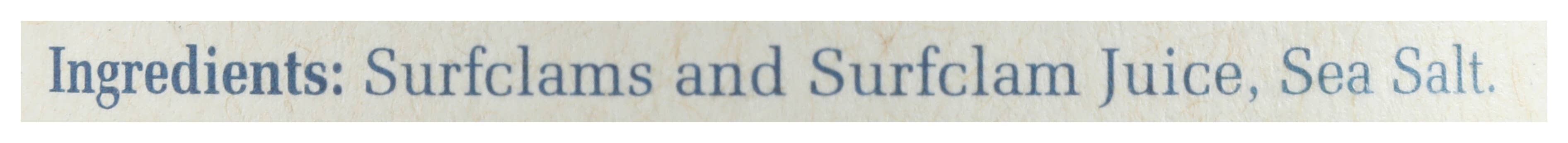 Sanniti - Wholesale Tinned Fish - BAR HARBOR CHOPPED CLAMS1