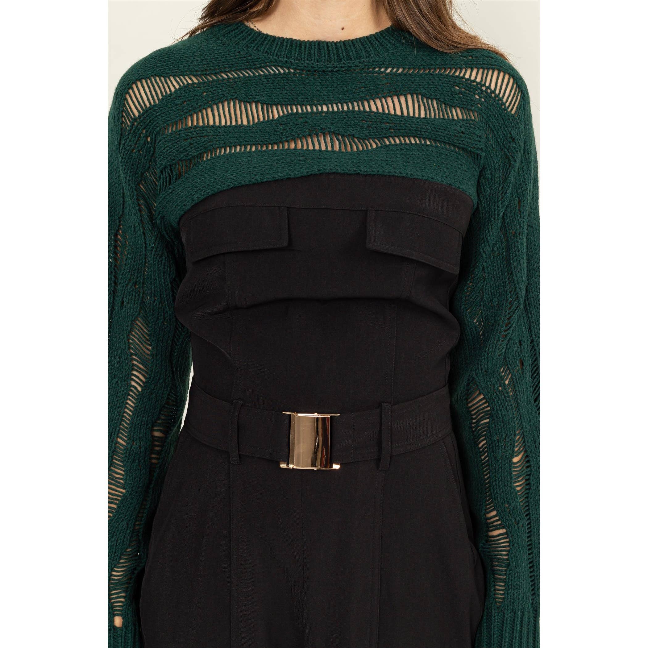 HYFVE - Wholesale Knit Sweater - Women's - Open Knit Shrug Sweater12