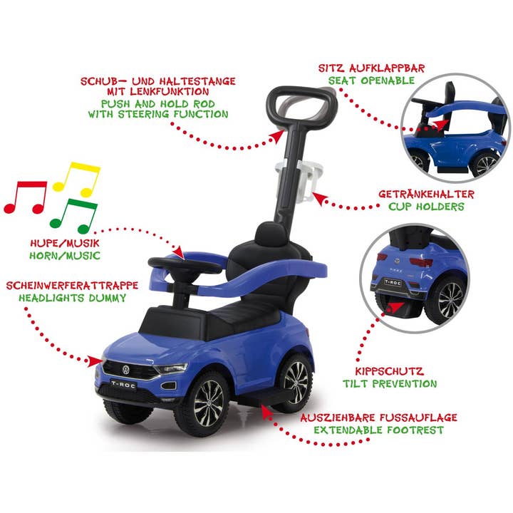 VW T-Roc blue 3in1 slide for wholesale by mhw24