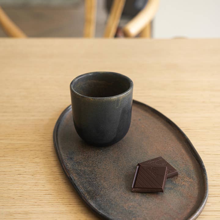 Creating Comfort Lab - Wholesale Platter - Rust Stoneware Oval Serving Platter7