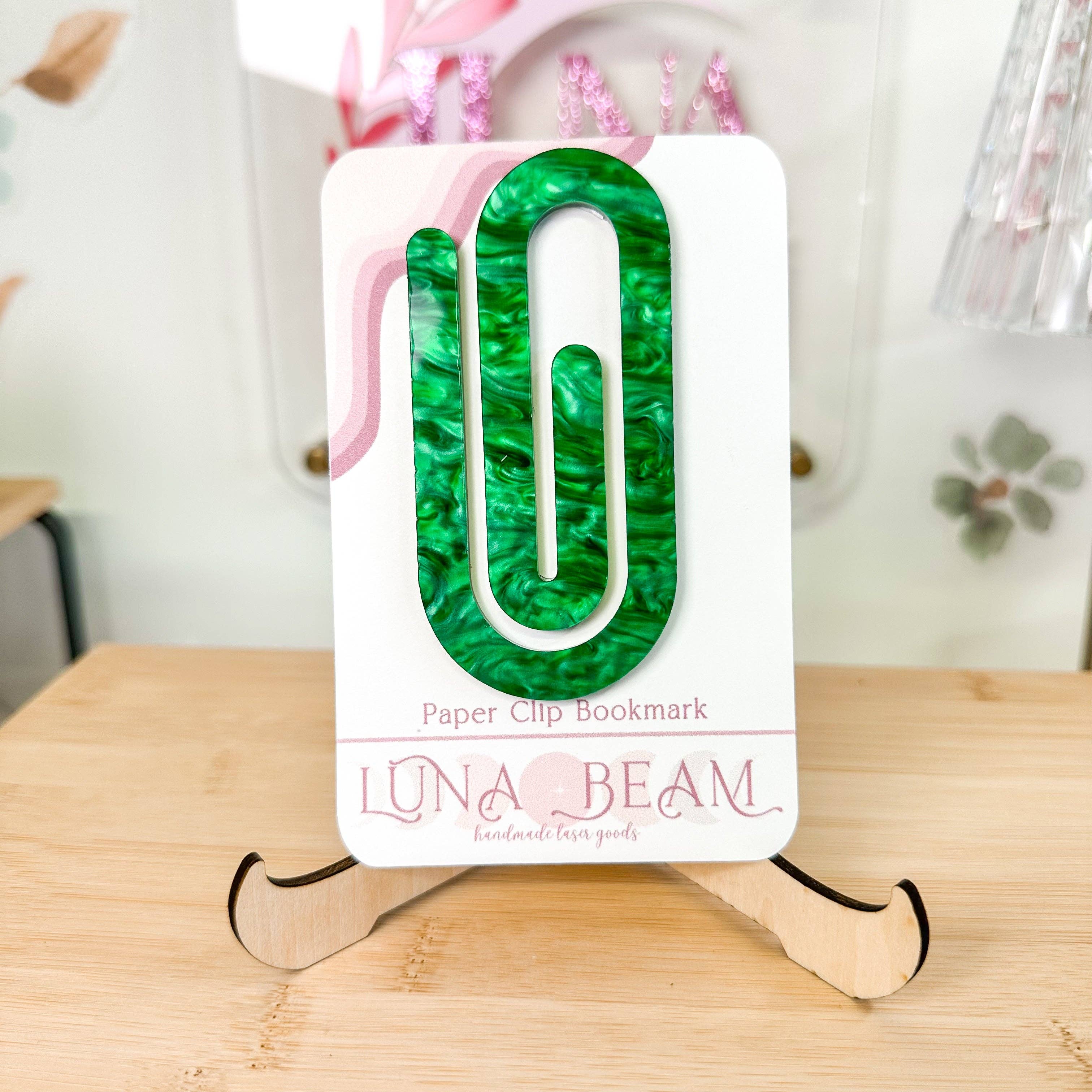 Luna Beam Creations - Venta al por mayor Marcapáginas - Marcador de Página con Clip Jumbo1