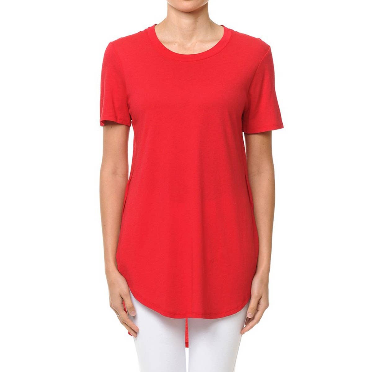 トップス Basic Side Slit Punch The Dough TShirt トップス Basic Side Slit Punch The Dough TShirt トップス Basic