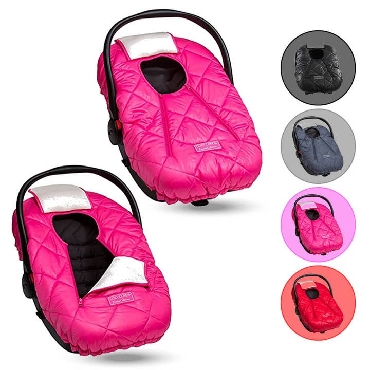 Cozy Cover - Vente Housse de siège auto – enfant et bébé - Housse de siège auto pour bébé Cozy Cover de qualité supérieure avec doublure en polaire chaude et douce4